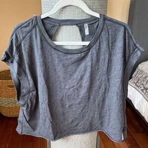 FP Movement by Free People Gray Crop Top